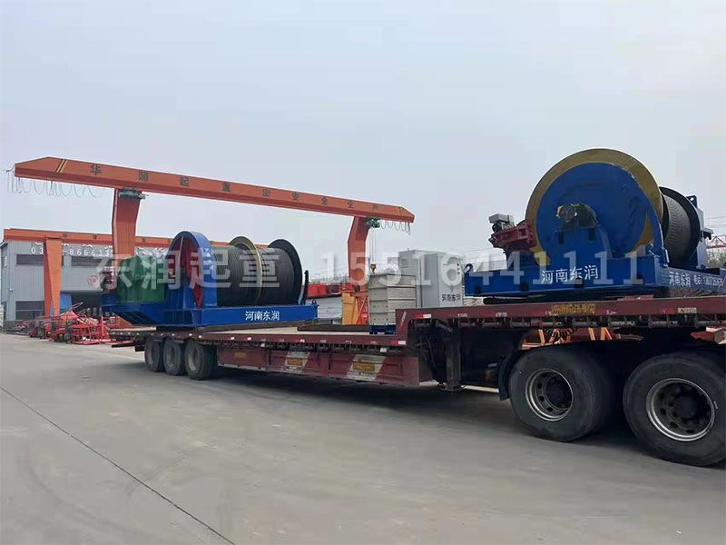 中国水利水电第三工程局卷扬机验收发运